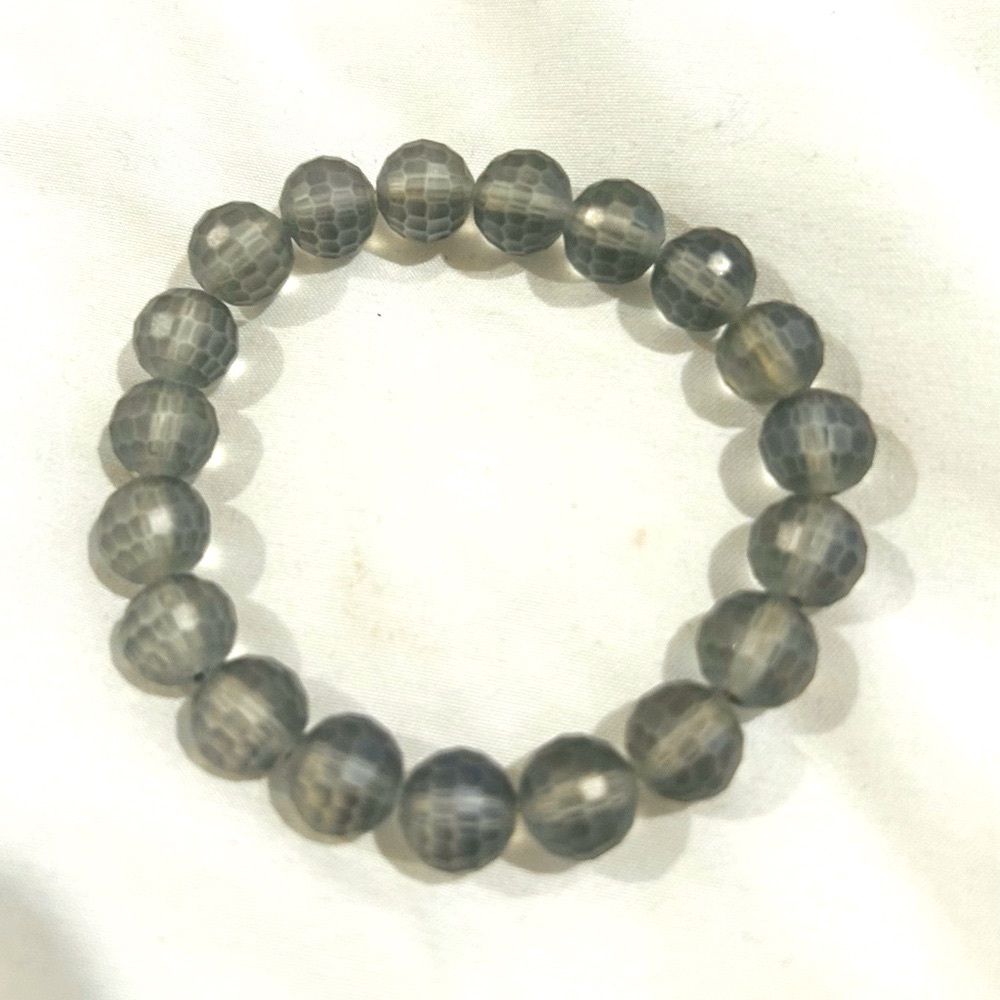 Gray Beaded Bracelet
